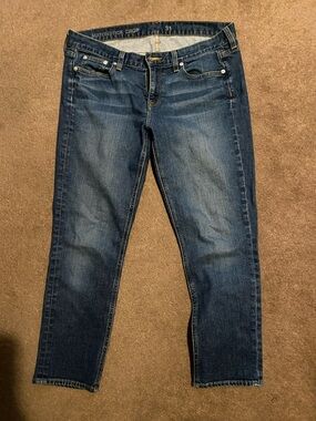 J. Crew Dark Indigo Cropped Jeans